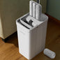 White Bucket #2124 + 50" Flat Mop + 1 Pad