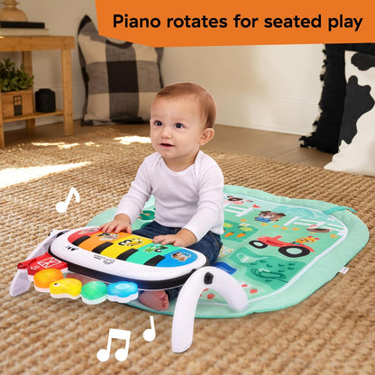Baby Einstein 4-in-1 Kickin' Tunes Musik- und Sprachspielmatte und Klavier-Bauchlage-Aktivitätsmatte