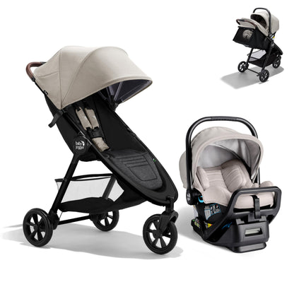 Baby Jogger® City Mini GT2 All-Terrain Double Stroller, Forever Air Rubber Tires, All-Wheel Suspension, Twin Stroller with Belly Bar, Leatherette Handlebar, Premium Fabric, Amazon Exclusive Pike Color