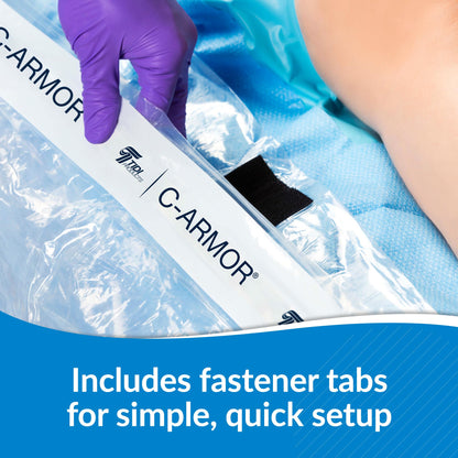 TIDI 5523 C-Armor Drape ― Designed to Protect The Sterile Field When Using a C-Arm Imaging System ― Quantity: 12 Sterile C-Armor Drapes ― Medical Supplies