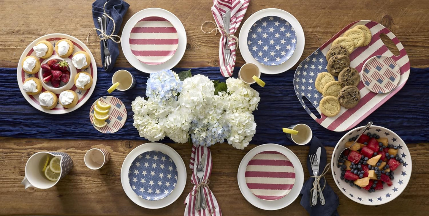 Vintage Americana Chip 'n Dip Tray for Easy Entertaining