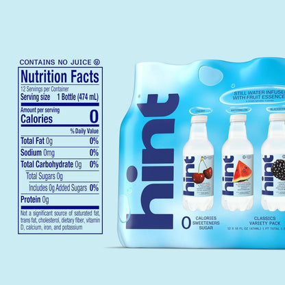 Hydrate in Style with Hint Infused Bottled Water