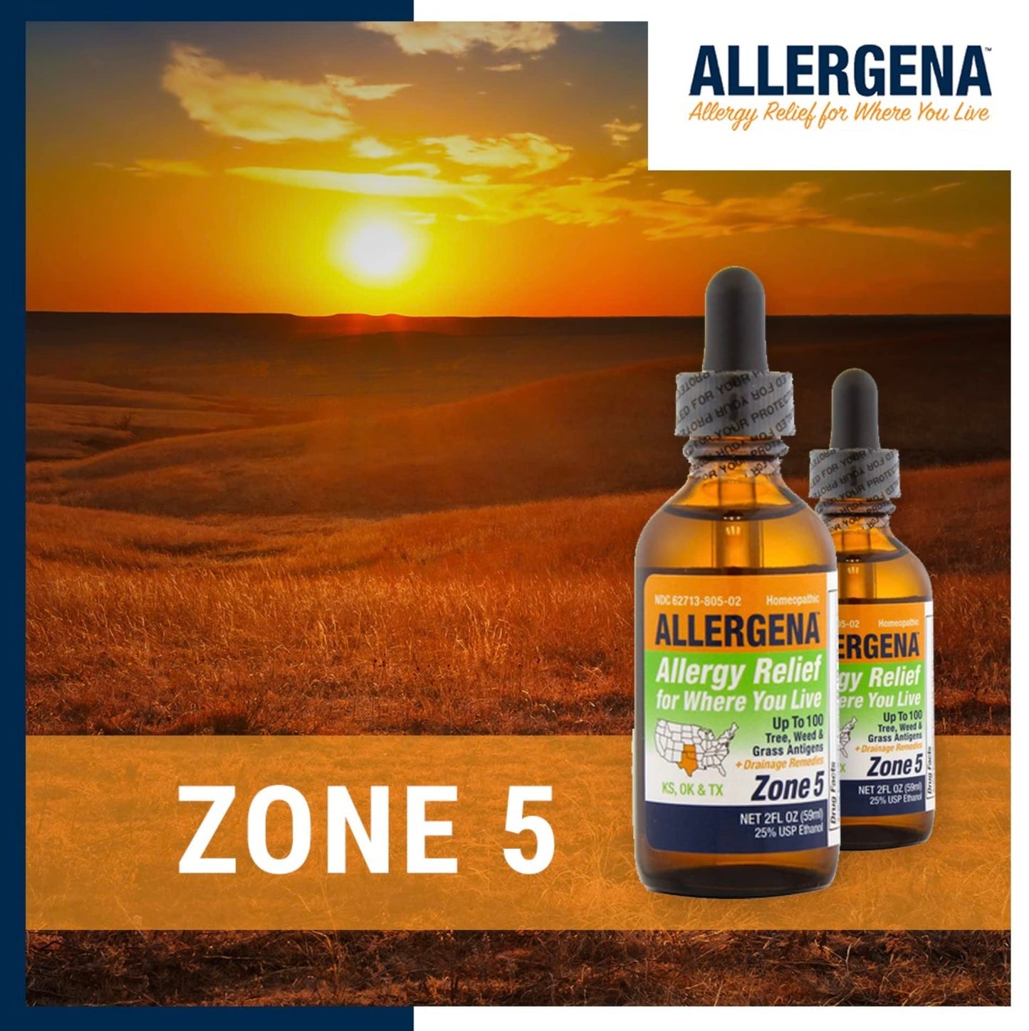 PROGENA - Allergena Zone 5 (2 FL Ounce)