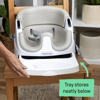 Ingenuity Baby Base 2-in-1 Sitzerhöhung mit Esstablett – Night Sky