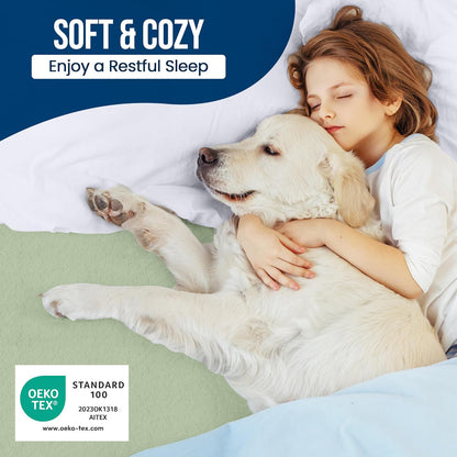 Utopia Bedding Wasserdichter Matratzenschoner für Doppelbetten/Full Size, Premium Frottee Matratzenbezug 200 g/m², Atmungsaktiv, Spannbetttuch-Stil mit dehnbaren Taschen (Weiß)