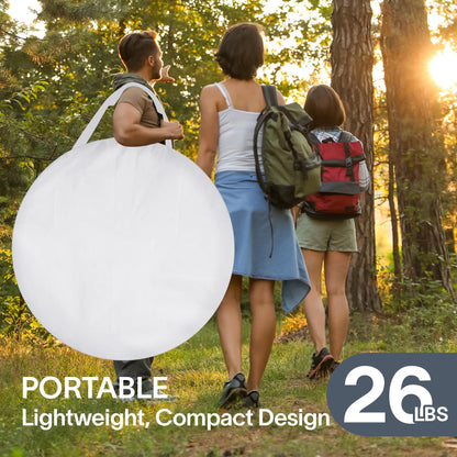 Alvantor Pop Up Screen House Tent, Instant Outdoor Gazebo with Mosquito Netting & UPF 50+ Sun Protection, Portable Canopy Shelter for Patio, Backyard, Camping (2-10 Person)