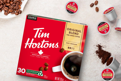 Tim Hortons Einzelportionskaffee, Originalmischung, K-Cup Pods für Keurig Kaffeemaschinen (30 K-Cups)