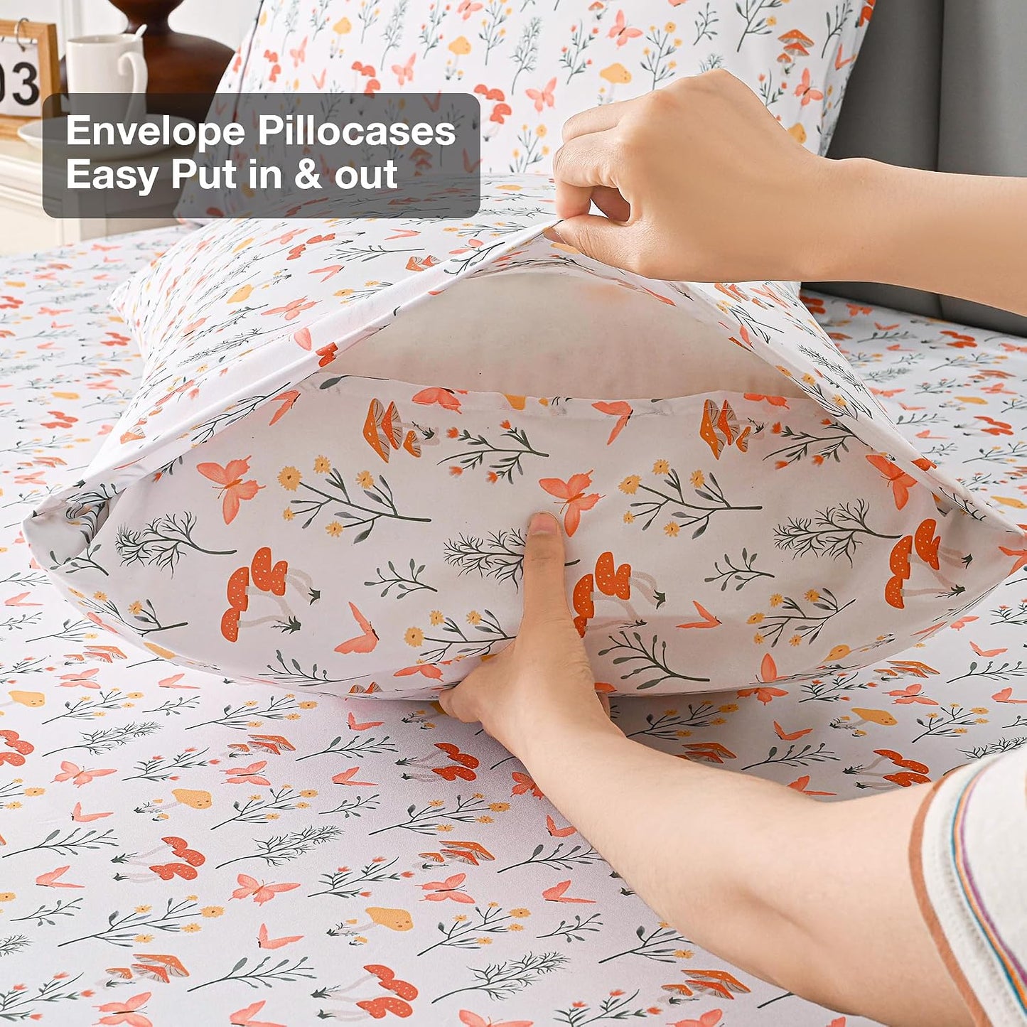 Viviland Mushroom Queen Sheet Set: A Cozy Addition to Your Bedroom