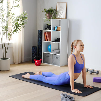 Amazon Basics Dicke Übungs-Yogamatte mit Tragegurt