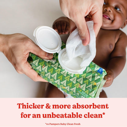 Huggies Natural Care Sensitive Baby-Feuchttücher, parfümfrei, hypoallergen, 99 % gereinigtes Wasser, 15 Flip-Top-Packungen (insgesamt 960 Tücher)