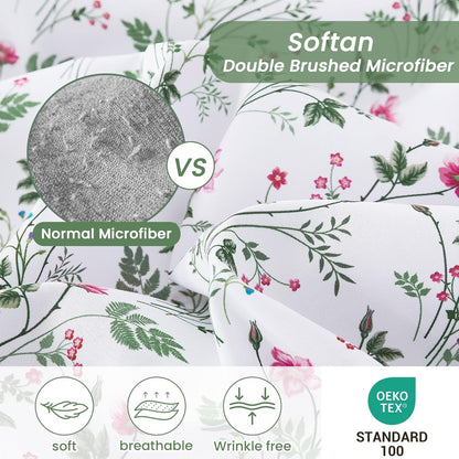 Softan Vintage Queen Bed Sheets: Wrap Yourself in Cozy Autumn Vibes