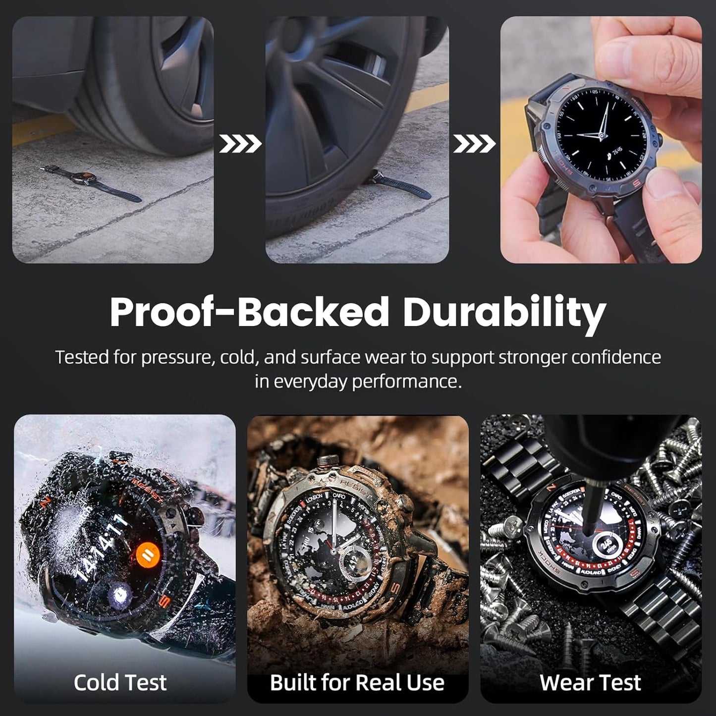 Rugged, Reliable, and Feature-Packed: The WalkerFit Military Smart Watch