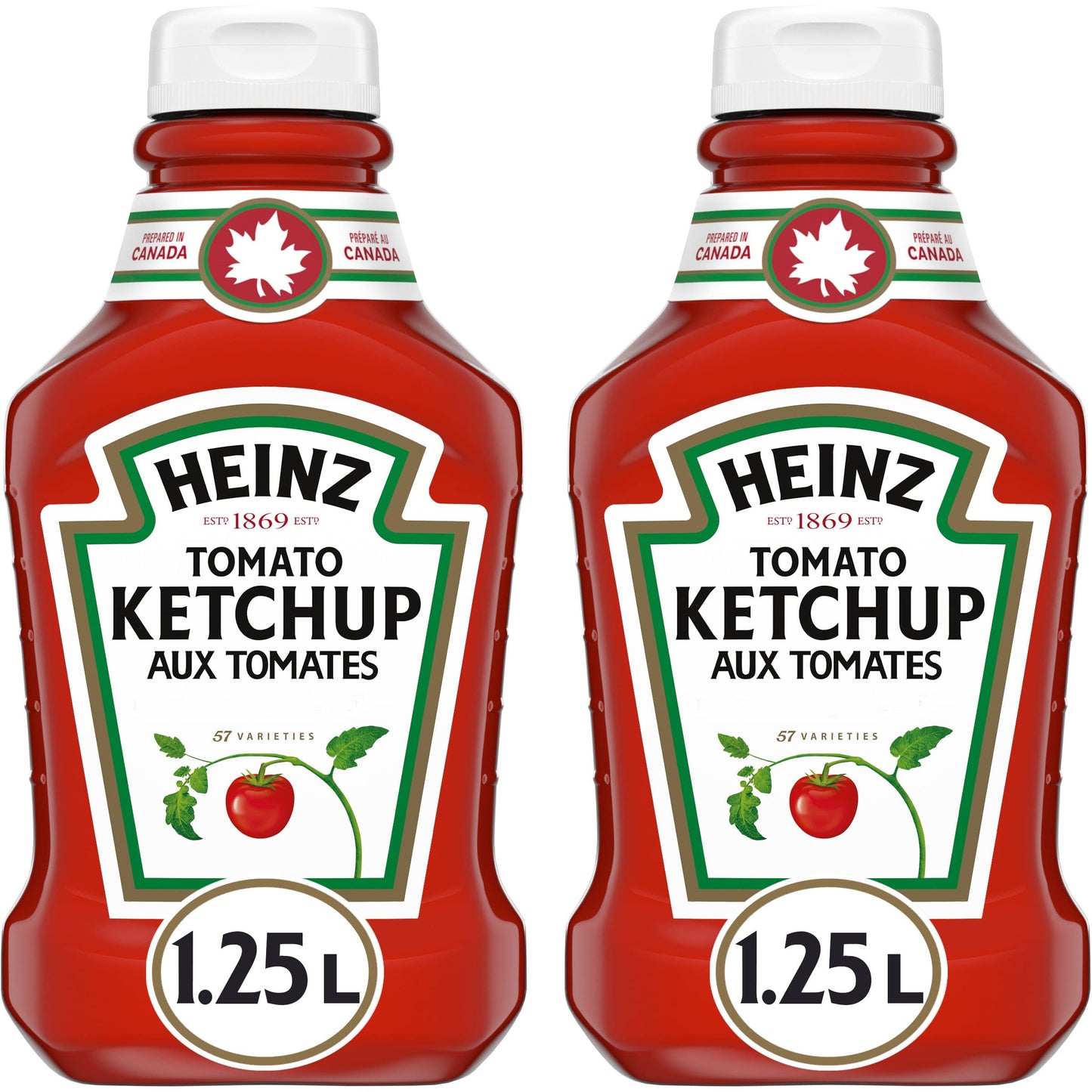 HEINZ Ketchup Fridge Fit-2 Pack, 2.5 Litres/84.56 Fluid Ounces {Imported from Canada}