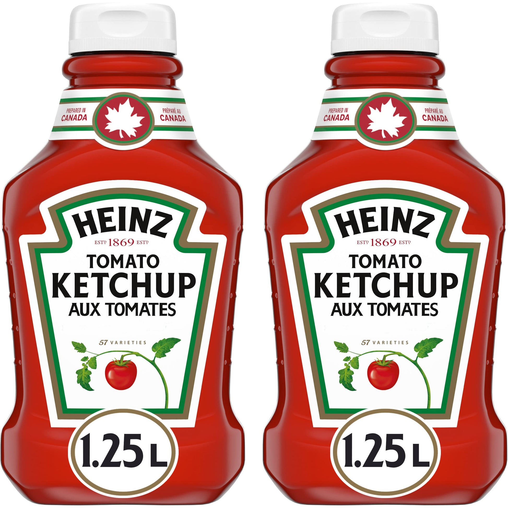 HEINZ Ketchup Fridge Fit-2 Pack, 2.5 Litres/84.56 Fluid Ounces {Imported from Canada}
