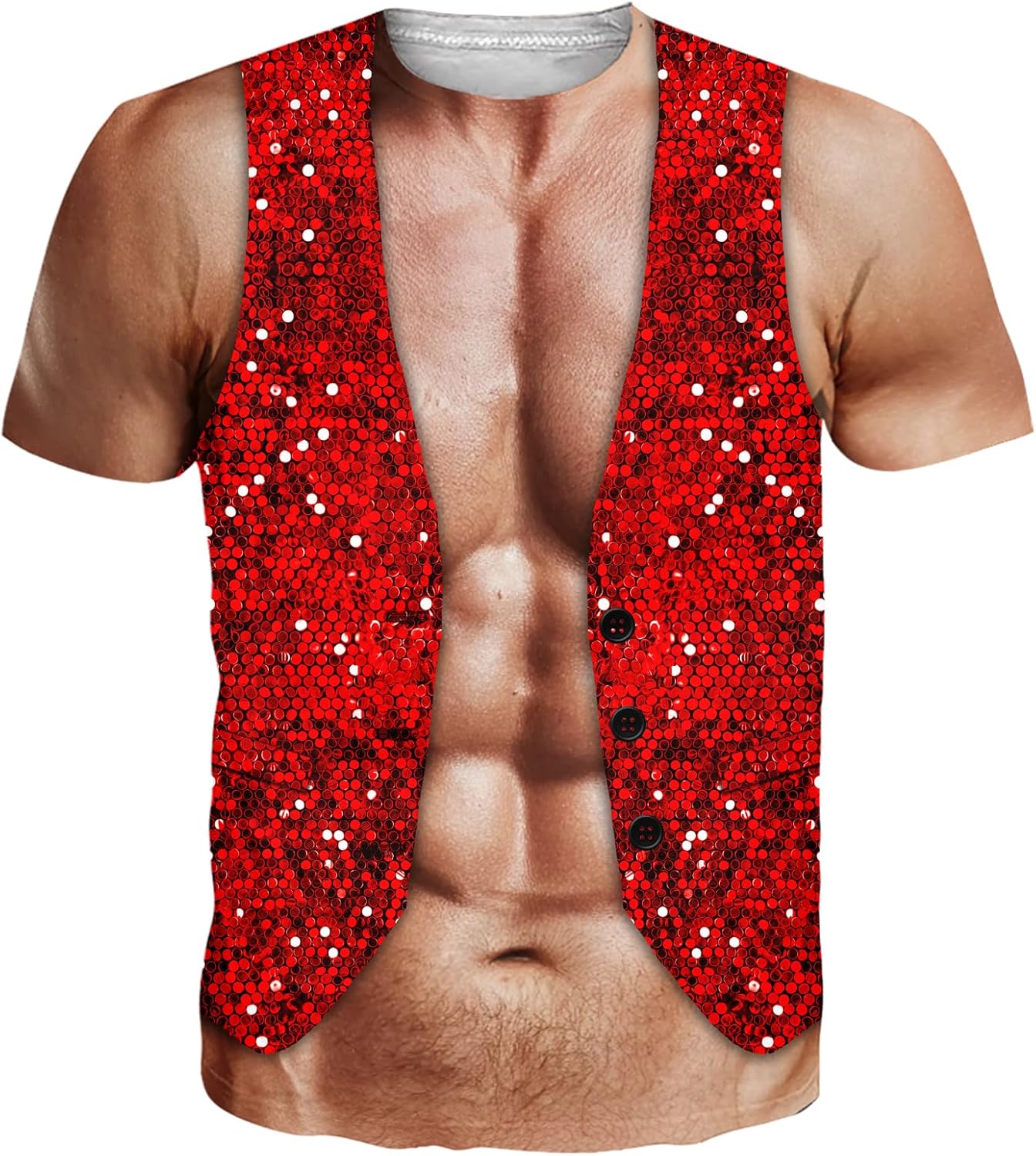 X-LargeFake Muscle Red