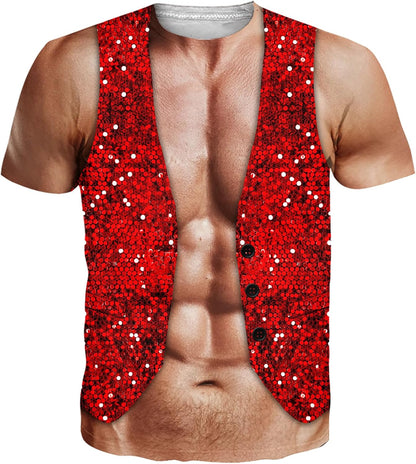 X-LargeFake Muscle Red