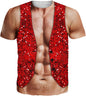 X-LargeFake Muscle Red