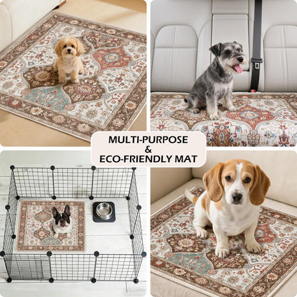 INVENHO Washable Pee Pads for Dogs 72"x72" Reusable Dog Pads Extra Large Upgrade Non-Slip Dog Pee Pads Heavy Absorbency Puppy Pee Pads Quick Dry Whelping Pads/Waterproof Puppy Training Pad