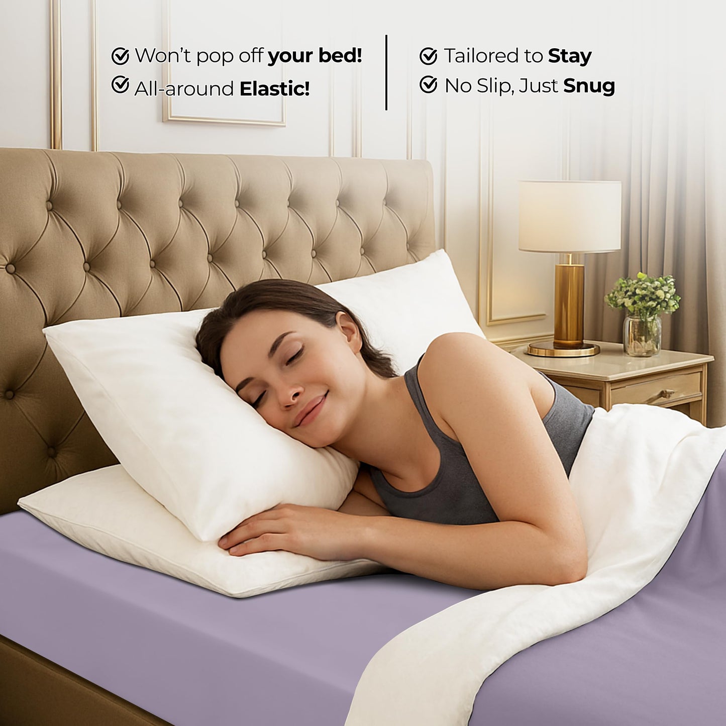 Utopia Bedding Queen Fitted Sheet - Bottom Sheet - Deep Pocket - Soft Microfiber - Shrinkage and Fade Resistant - Easy Care -1 Fitted Sheet Only (Grey)