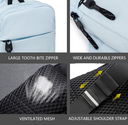 Mini-Slingbag für Damen und Herren, kleine Umhängetasche, lässige, trendige, wasserdichte Brusttasche für Reisen