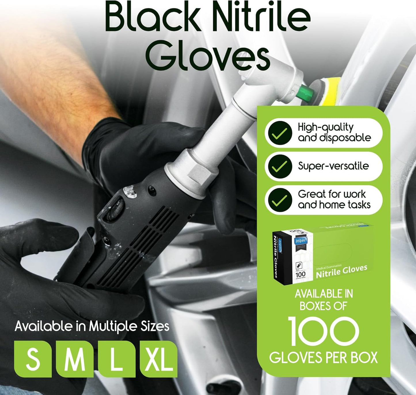 Inspire Black Nitrile Disposable Gloves: A Cut Above the Rest