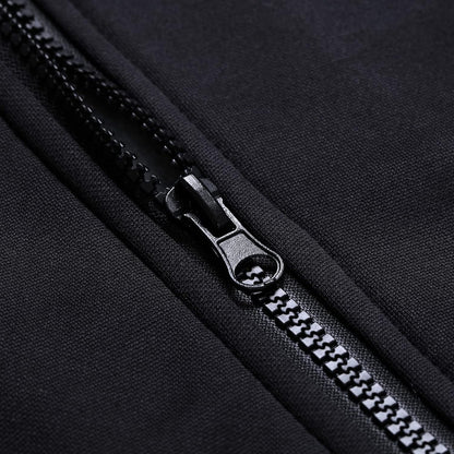 Herren-Hoodie, schweres Fleece-Futter, verdickt, warm, mit Kängurutasche für Outdoor und Freizeit