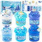 6 Pack Slimes, Pink Slime Kids, Cloud Slime kit for Girls Ages 8-12, Toys for Girls and Boys, for Kids Slime Set Party kit Goodie Bag Stuffers, 4 5 6 7 8 9 10 Year Old Girl Birthday Gift Cute Stuff