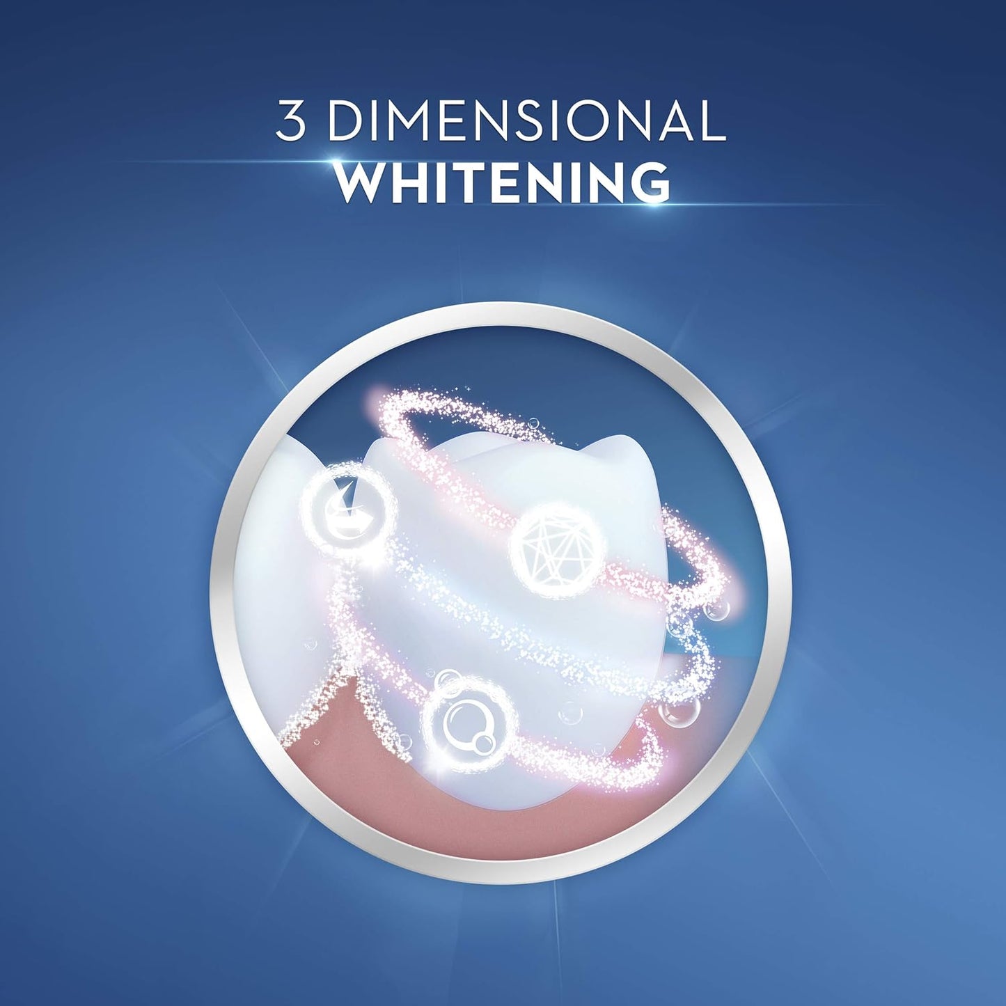 Crest 3D White Advanced Zahnaufhellungs-Zahnpasta, Radiant Mint, 4 Stück (1er Pack), insgesamt 280 ml (je 70 ml)