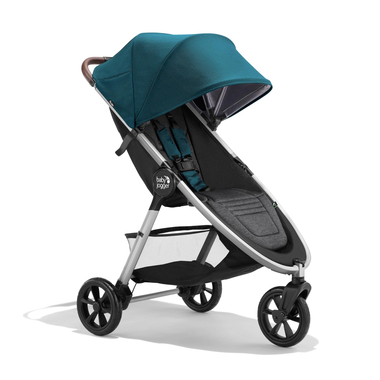 Baby Jogger® City Mini GT2 All-Terrain Double Stroller, Forever Air Rubber Tires, All-Wheel Suspension, Twin Stroller with Belly Bar, Leatherette Handlebar, Premium Fabric, Amazon Exclusive Pike Color