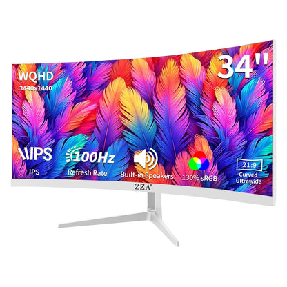 ZZA Gaming Monitor 27 Inch -34inch Curved Monitor