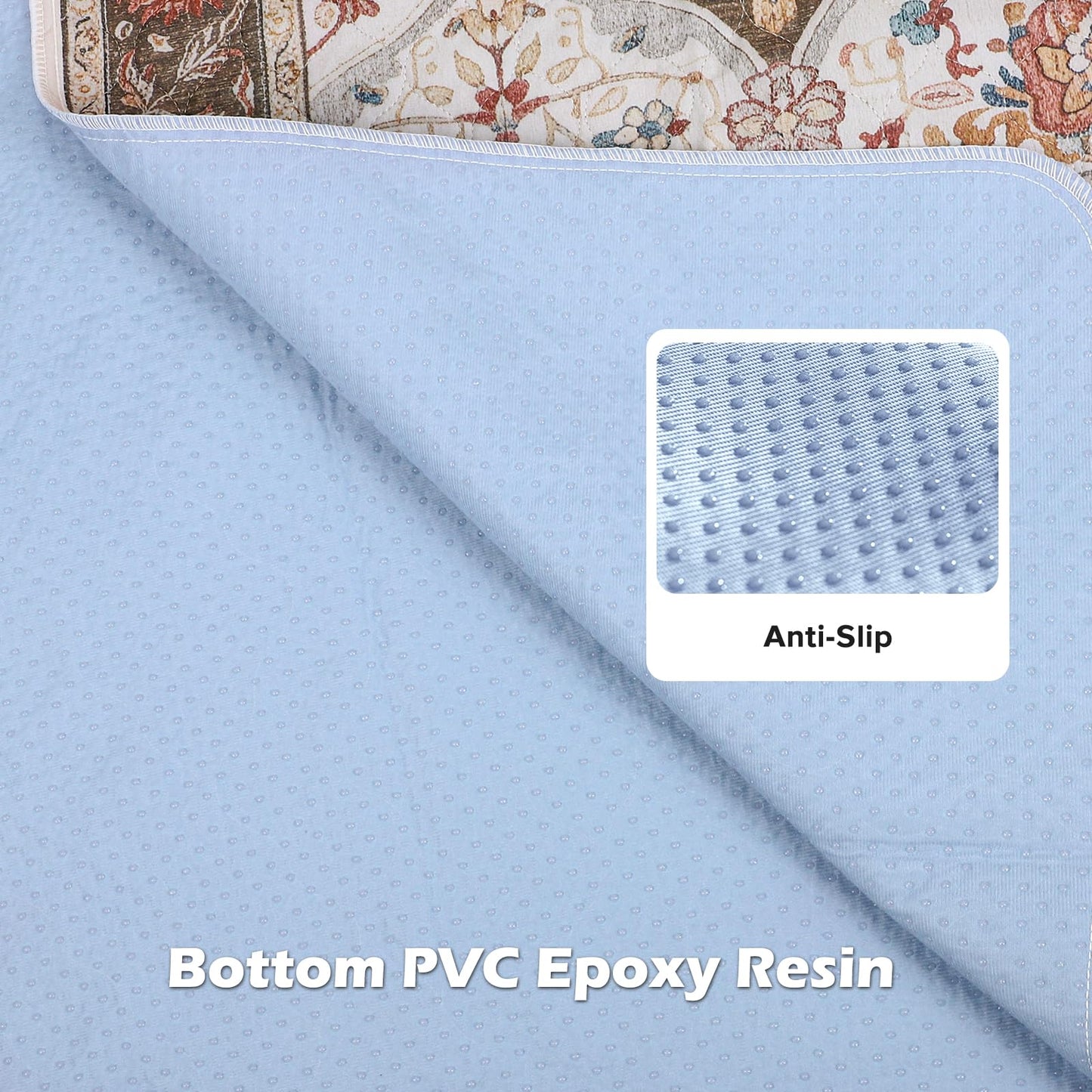 INVENHO Washable Pee Pads for Dogs 72"x72" Reusable Dog Pads Extra Large Upgrade Non-Slip Dog Pee Pads Heavy Absorbency Puppy Pee Pads Quick Dry Whelping Pads/Waterproof Puppy Training Pad