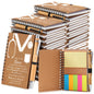 Jetec 48 Set 2026 CNA Week Gifts Bulk Nurse Appreciation Gift Set Small Inspirational Kraft Spiral Nursing Notebooks with Sticky Notes Pens for Healthcare Medical Hospital Coworker Staff Office