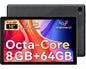 Tablet 10.1" Android Tablet, Octa-Core Processor, 10GB RAM+128GB ROM 1TB Expandable, Widevine L1 1280x800 IPS HD Touchscreen, 5MP+8MP Dual Camera Face Unlock, 5000mAh Battery WiFi 6 BT5.3,Gray