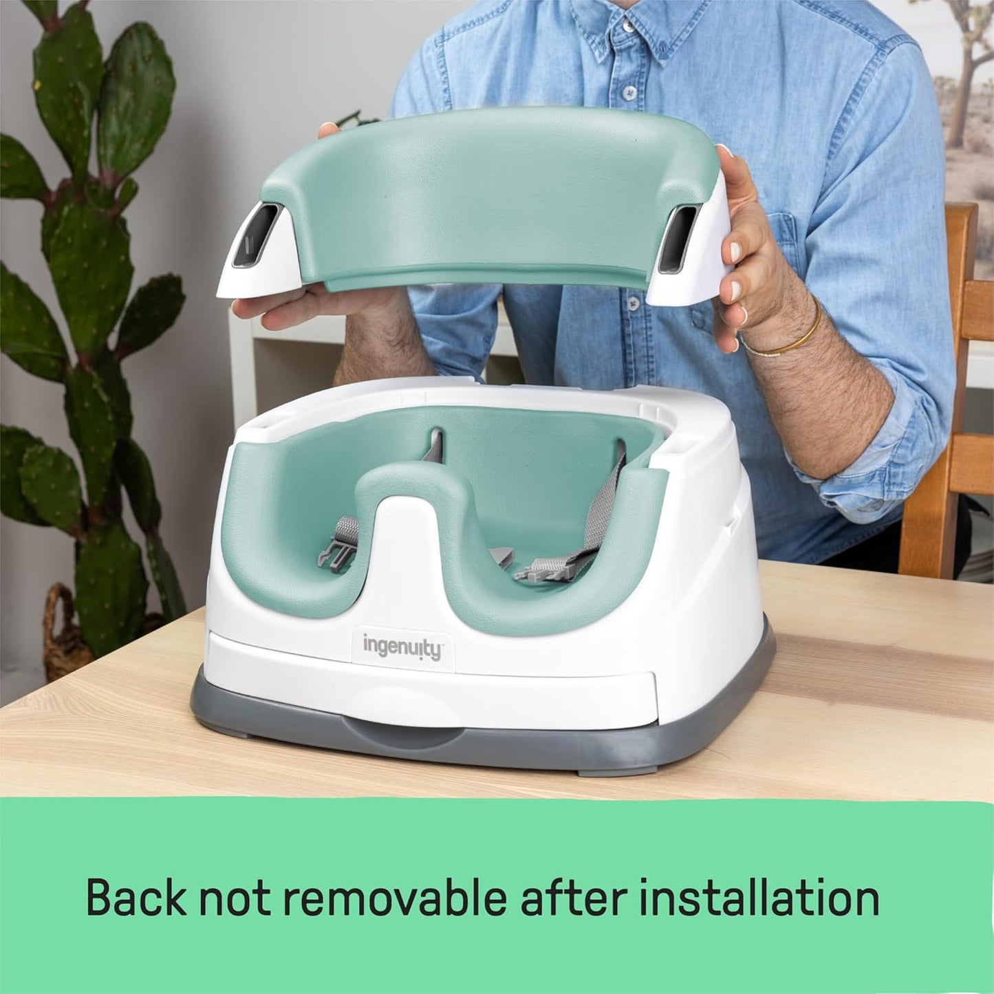 Ingenuity Baby Base 2-in-1 Sitzerhöhung mit Esstablett – Night Sky