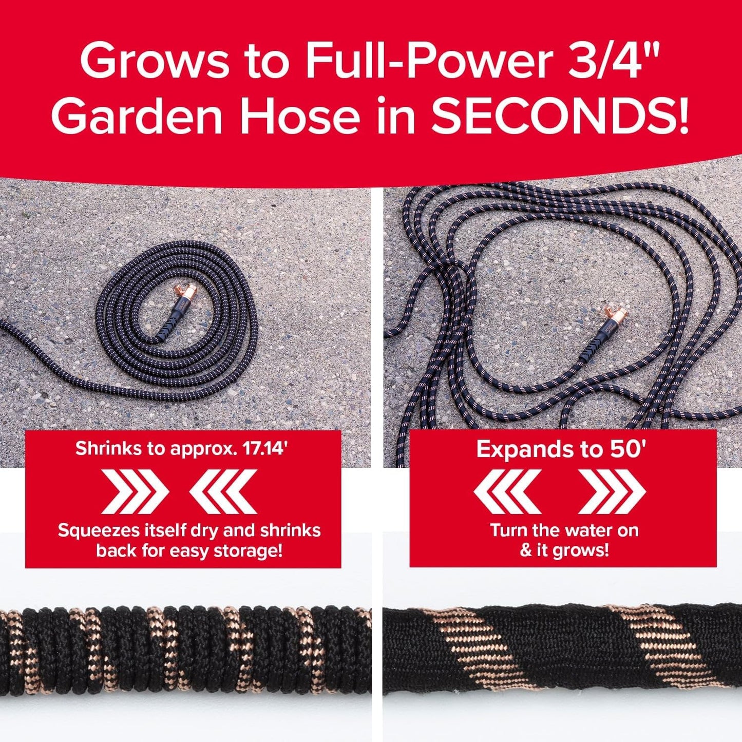 Pocket Hose 50 FT Copper Bullet Expandable Garden Hose Review