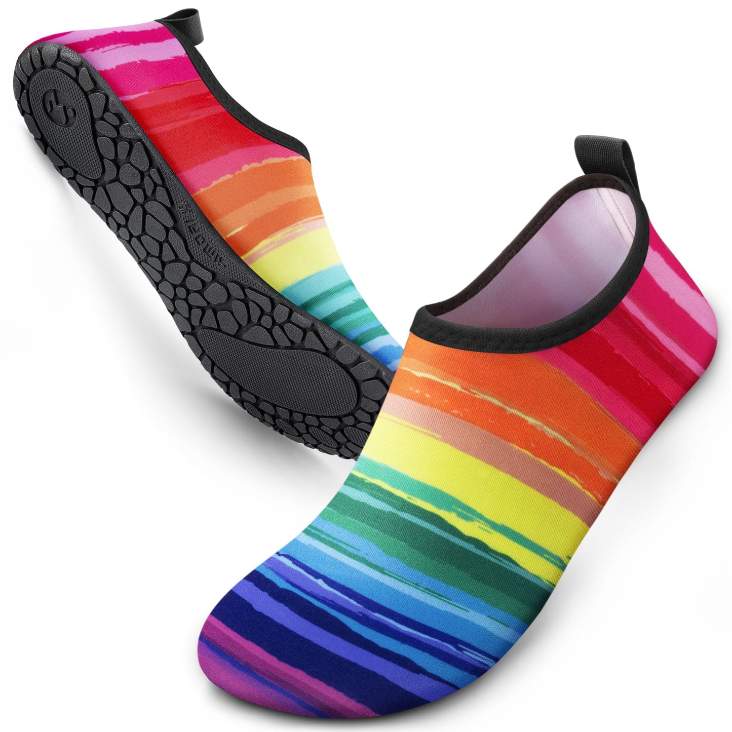 SIMARI Water Shoes for Women Men Swim Aqua Socks Beach Pool Essentials Barefoot Surf River Boat Kayak Sea Yoga Sand Exercise Sport Accessories Breathable Quick-Dry Adult Youth Kid Size SWS001