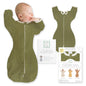 SwaddleDesigns Swaddle Sack with Arms Up Half-Length Sleeves and Mitten Cuffs,