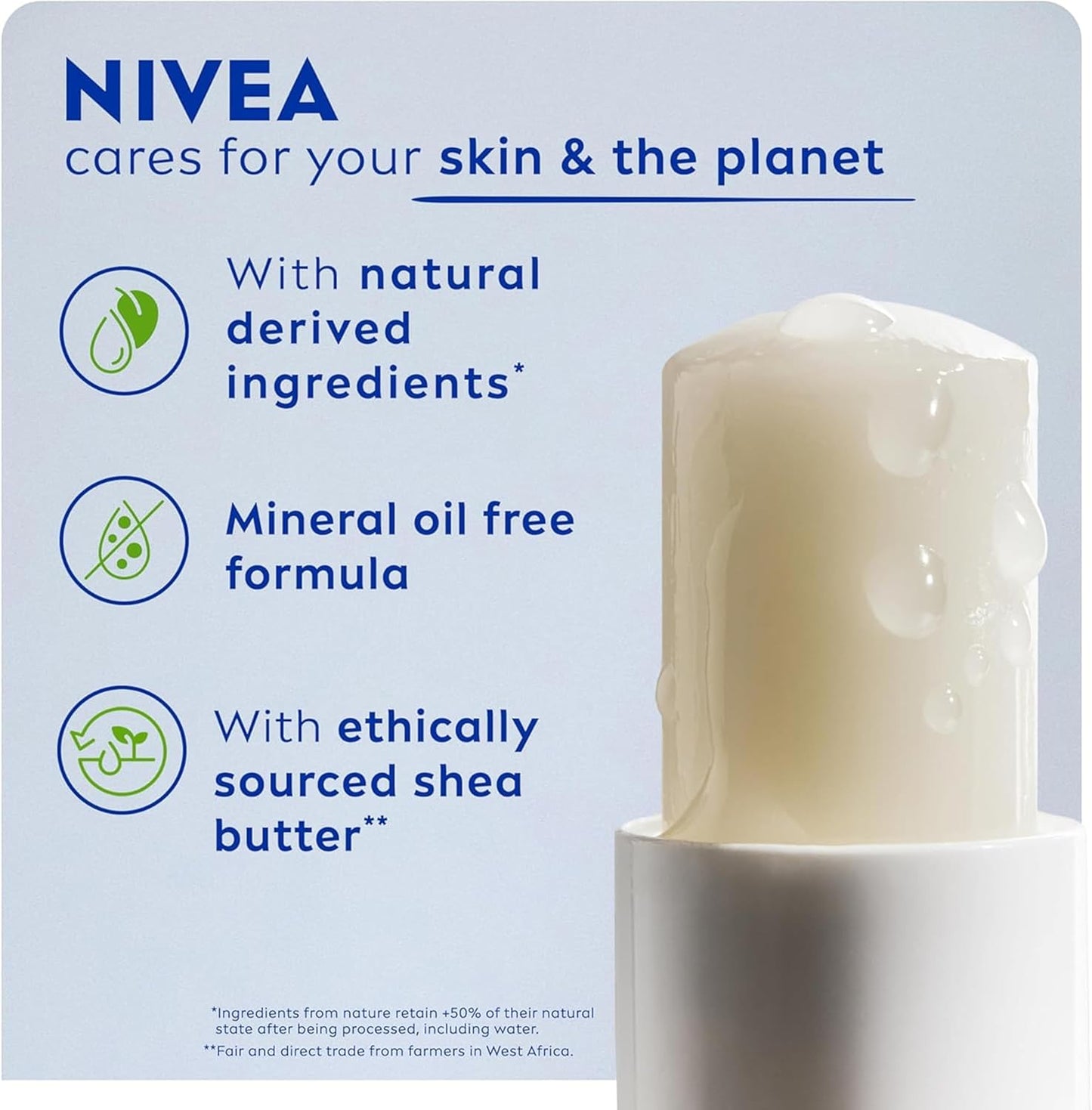 NIVEA Sun Lippenbalsam mit LSF 30 (2x4,8g) | Schützt vor Sonnenbrand, 24H Feuchtigkeit