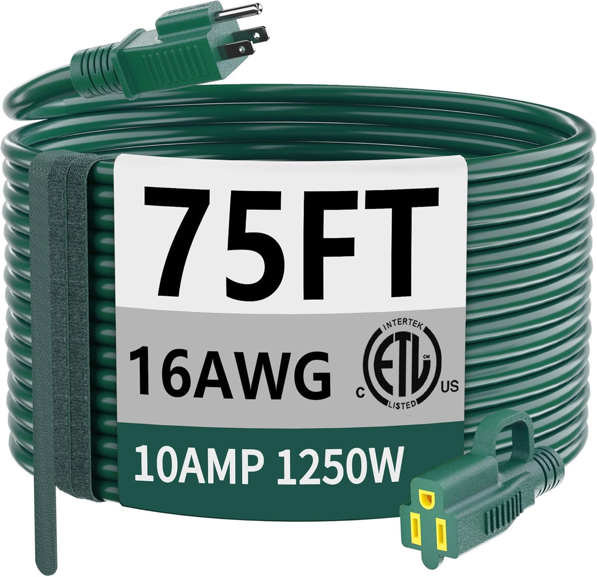 75FTGreen16AWG