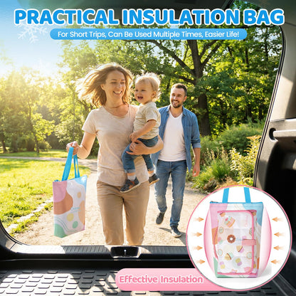Orzbow Car Seat Cooling Pad with Insulated Bag, Carseat Cooler Pad for Babies Toddler Kids Infant, Portable Baby Cooling Pad for Hot Summer to Keep Comfortable, Blue