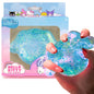 Original Squishmallows™ SLIMYGLOOP Blue Gelli Gels™, Slow Rising Sensory Squeeze Toy with Glitter, Gel Filled Fidget Toys