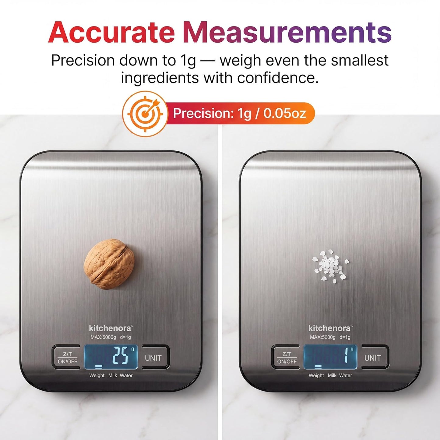 Kitchenora Digital Food Kitchen Scale: A Game-Changer for Cooking and Baking