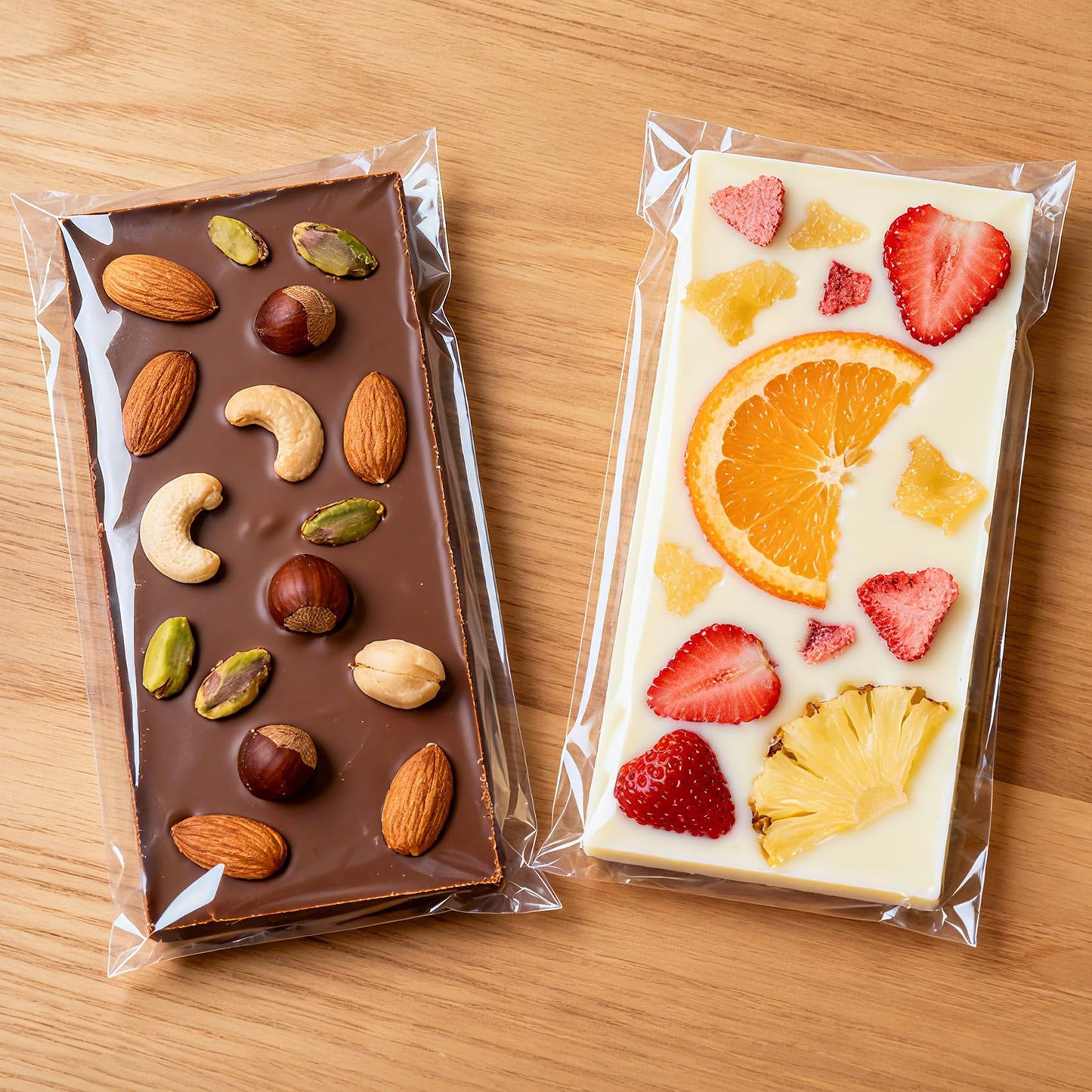 Selbstklebende Zellophanbeutel, 5x7 Zoll Keksbeutel, durchsichtige, wiederverschließbare Zellophanbeutel selbstklebend zum Verpacken von Geschenken, Produkten, 100 Stück