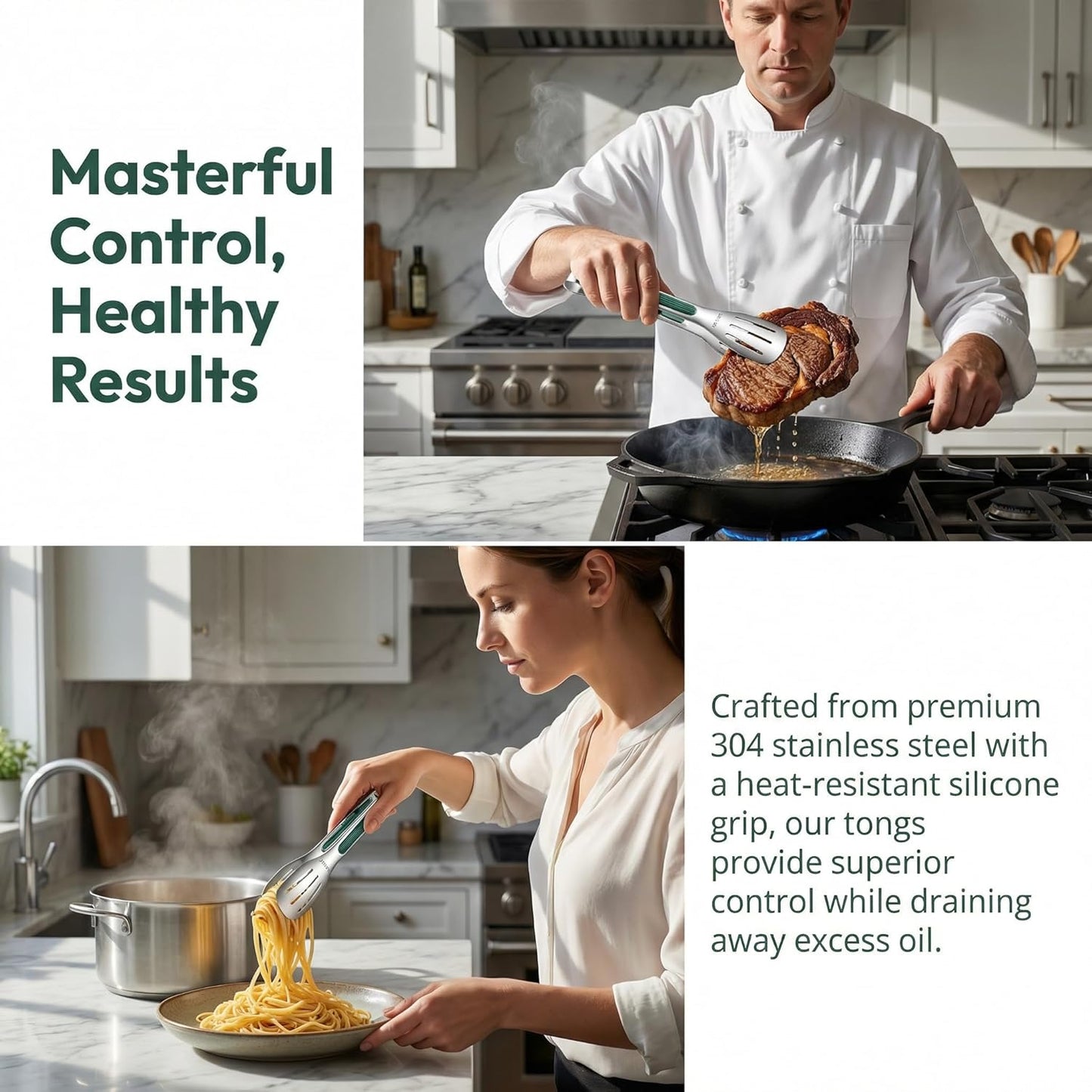 Stainless Steel Kitchen Tongs That Will Change Your Cooking Game