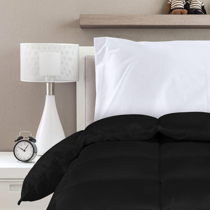 Utopia Bedding Steppbetten Queen-Größe, Ganzjahres-Bettdeckeneinlage, Daunenalternative Box-gesteppte Bettdecke mit Ecklaschen, Maschinenwaschbar (Weiß)
