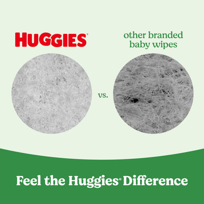 Huggies Natural Care Sensitive Baby-Feuchttücher, parfümfrei, hypoallergen, 99 % gereinigtes Wasser, 15 Flip-Top-Packungen (insgesamt 960 Tücher)