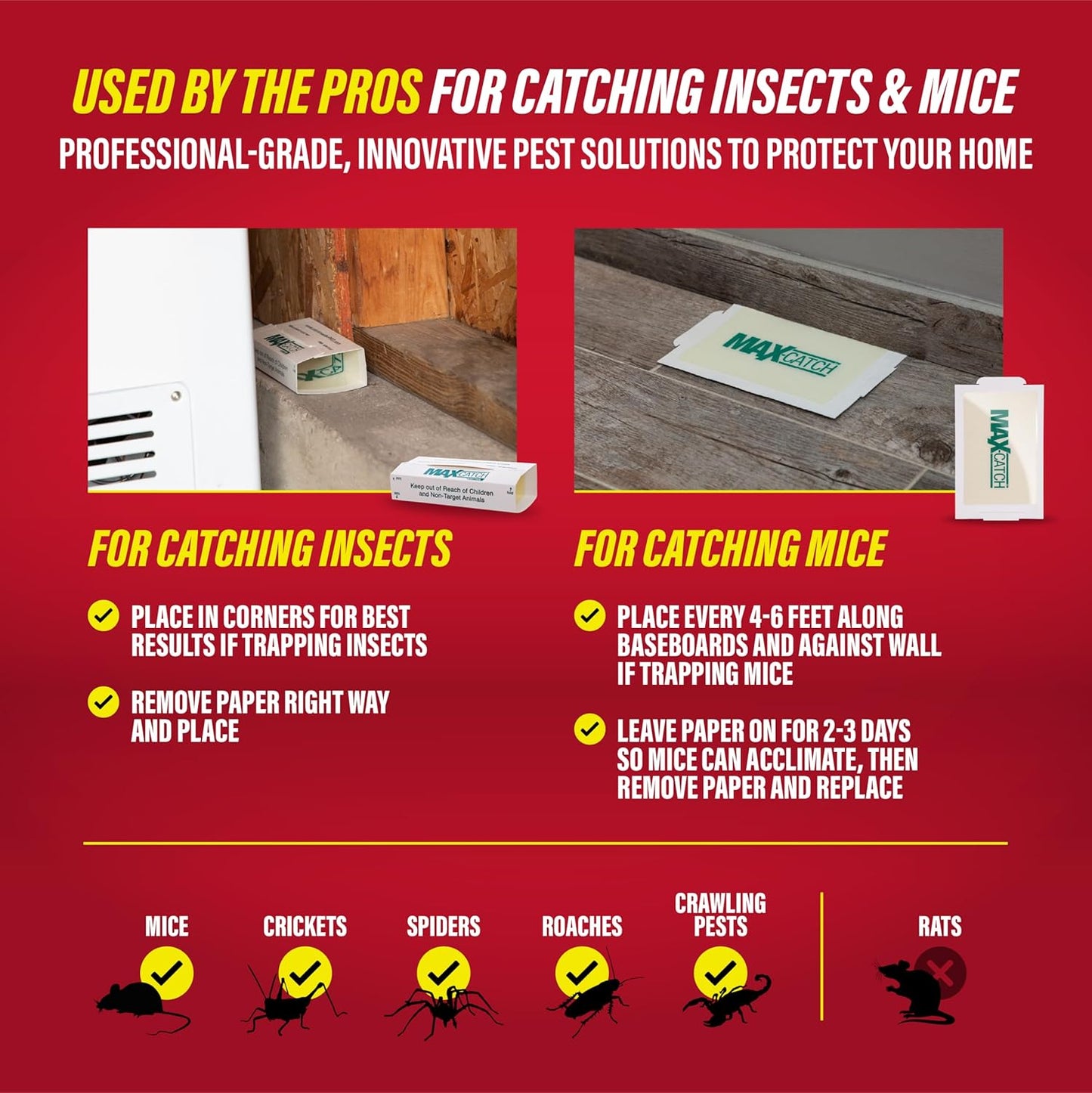 Catchmaster Max-Catch Mouse & Insect Glue Trap 36pk Review
