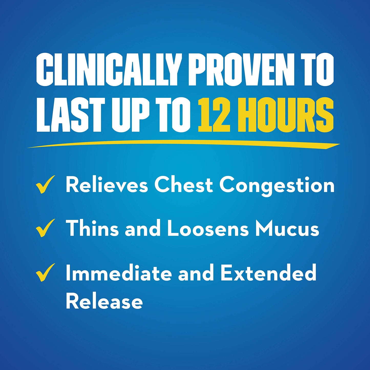 Mucinex Maximum Strength 12 Hour Chest Congestion Expectorant Relief Tablets, 1200 mg, 28 Count, Thins & Loosens Mucus (Pack of 3)