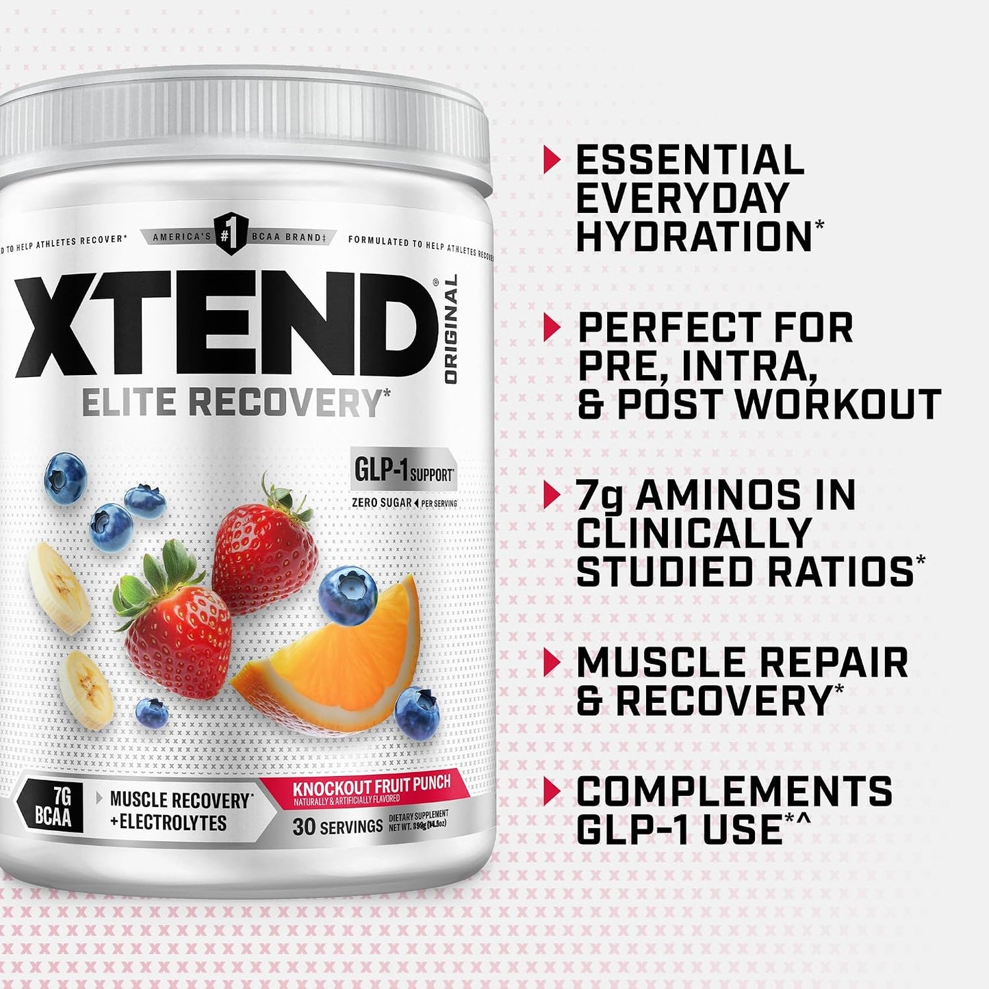 Xtend Amino Acids 90 Serves Italian Glacial Grape 1.28 kg