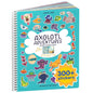 CUPKIN Animals Habitat 500+ Kids Sticker Book Toddler Airplane Travel Activity Coloring and Sticker Book, Road Trip Essentials, 12 Coloring Pages + 12 Scenes for Ages 2–8 Years